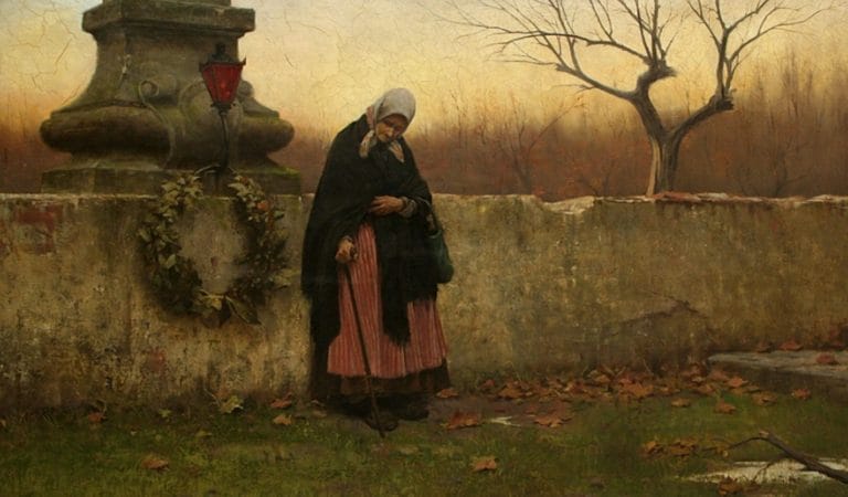 old woman remembrance