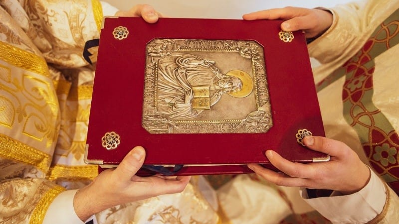 Bible in hands Bible in hands
