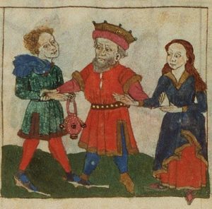 Sacraments An image of three people.